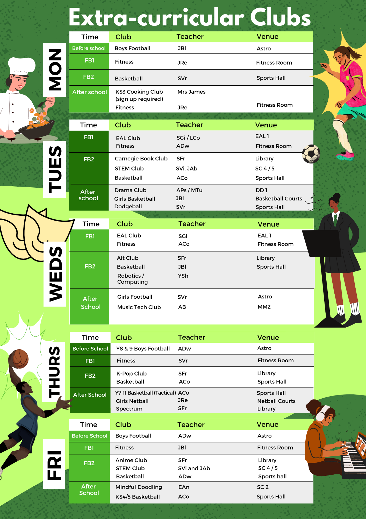 Extra curricular Clubs 2024 (3)